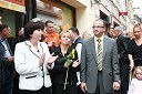 Ljudmila Novak, poslanka Evropskega parlamenta, Alenka Švarc in mag. Radovan Žerjav, predsednik stranke SLS