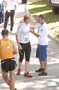 	Klemen Dolenc, biatlonec in Damijan Ambrožič, organizator teka