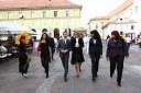 Tomaž Orešič, kandidat za župana Mestne občine Maribor s soprogo Tijano, Katarina Kresal, ministrica za notranje zadeve, Nataša Matijevič, sekretarka LDS Maribor in Marjana Kreitner, predsednica LDS Maribor	
