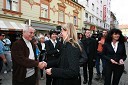 Rudi Moge, nekdanji poslanec DZ in predsednik sveta SNG Maribor, Katarina Kresal, ministrica za notranje zadeve in Nataša Matijevič, sekretarka LDS Maribor 
