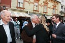 ..., Rudi Moge, nekdanji poslanec DZ in predsednik sveta SNG Maribor, Katarina Kresal, ministrica za notranje zadeve in Tomaž Orešič, kandidat za župana Mestne občine Maribor