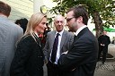 Katarina Kresal, ministrica za notranje zadeve, Janez Ujčič, kandidat za župana Mestne občine Maribor in ...