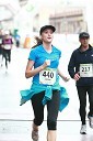 Mojca Črešnar, maratonka (440) in Peter Kaučič, maratonec (237) 
