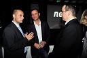 ..., Darko Horvat in Leo Oblak, predsednik uprave družbe Infonet Media