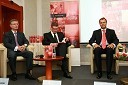 Franjo Bobinac, predsednik uprave Gorenje d.d, Žiga Debeljak, predsednik uprave družbe Mercator in dr. Andrej Vizjak, PwC, predsednik za svetovanje