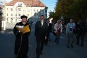 Študentka VSGT Maribor in Wolfgang Haas, direktor Steirischer Hotelfachschulverein Tourismusschulen Bad Gleichenberg