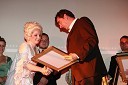 Barbara Izlakar, nominiranka za Ambasadorja gostoljublja 2010 in Rok Peče, podžupan Mestne občine Maribor