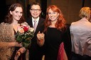 Jessica Muirhead, operna pevka, Janko Kastelic, umetniški direktor Opere SNG Maribor in Maria Grazia Patella