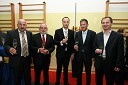 Peter Škrlec, župan občine Sveti Jurij, Mihael Petek, župan občine Radenci, Tomaž Polak, ravnatelj Glasbene šole Gornja Radgona, Anton Kampuš, župan Občine Gornja Radgona in dr. Darko Anželj, župan občine Apače