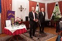 Tomaž Kastelic, nekdanji predsednik lions kluba Bled golf in      Zvone Špec, predsednik lions kluba Bled