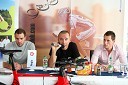 Uroš Zupan, športno društvo Rogla, Marko Baloh, ultramaratonski kolesar in Matic Žehelj, predstavnik BTC City