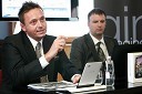 Martin Wallner, direktor telekomunikacij Samsung Electronics Avstrija in Bernard Purkart, vodja prodaje za Slovenijo