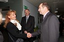 dr. Bojana Žvan, predstojnica Kliničnega oddelka za nevrologijo na ljubljanskem UKC, znanstvenica leta 2009 in Samo Žargi, direktor dogodkov pri Delu revije