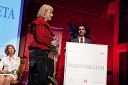 	prof. dr. Renata Salecl, znanstvenica leta 2010 in Danilo Tomšič, direktor področja prodaja in marketing v podjetju Mobitel