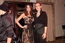 Nuša Lesar, tv voditeljica in Mojca Celin, modna oblikovalka