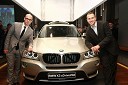 Jure Košir, nekdanji smučar in predsednik športne žirije BMW X3 igre ter Miha Ažman, generalni direktor BMW Group Slovenija