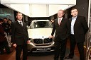 Tomaž Anžin, vodja prodaje BMW Malgaj Kranj, Andrej Malgaj, lastnik in direktor podjetja Avtohiša Malgaj in Lado Urigelj, vodja prodaje BMW Avtohiša Malgaj