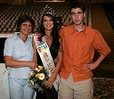 Iris Mulej, Miss Slovenije 2006 z mamo Elviro in bratom Martinom