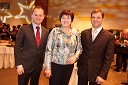 Peter Ilc, tajnik Nove Slovenije, Ljudmila Novak, predsednica Nove Slovenije in dr. Anton Kukelj, politik