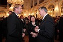 Gregor Golobič, minister za visokošolstvo, znanost in tehnologijo, Barbara Miklič Türk, soproga predsednika Republike Slovenije ter dr. Danilo Türk, predsednik Republike Slovenije