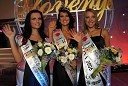 Vanja Ivanovič, 2. spremljevalka Miss Slovenije 2006, Iris Mulej, Miss Slovenije 2006 in Katarina Jurkovič, 1. spremljevalka Miss Slovenije 2006 in Miss fotogeničnosti 2006