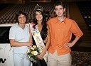 Iris Mulej, Miss Slovenije 2006 z mamo Elviro in bratom Martinom