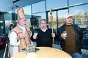 Jani Žilavec, Franc Kupljen, vinar in Branko Leskovar