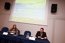 Mag. Darja Radić, ministrica, Ministrstvo za gospodarstvo Republike Slovenije in Peter Frankl, direktor in odgovorni urednik časnika Finance 
