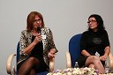 Alenka Vrandečić, Spiritoso in dr. Irena Fonda, direktorica podjetja Fonda