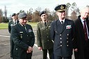 Generalmajor mag. Alojz Šteiner, načelnik Generalštaba Slovenske vojske in general Håkan Syren, predsedujoči Vojaškemu odboru Evropske unije (EUMC)