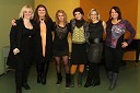 ..., Zala Založnik, Anika Horvat, Jelena Ždrale, Alenka Herceg in Maja Seršen, pevke