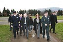 General Håkan Syren, predsedujoči Vojaškemu odboru Evropske unije (EUMC), Franc Kangler, župan Mestne občine Maribor, generalmajor mag. Alojz Šteiner, načelnik Generalštaba Slovenske vojske ter soproga Vlasta	 
