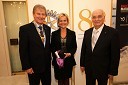 Dr. Davorin Kračun, predsednik Rotary kluba Maribor, Barbara Kamler Wild, guvernerka distrikta 1910 ter Stanko Ojnik, bodoči guverner rotary Slovenija