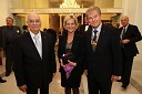 Stanko Ojnik, bodoči guverner rotary Slovenija, Barbara Kamler Wild, guvernerka distrikta 1910 ter dr. Davorin Kračun, predsednik Rotary kluba Maribor