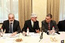 Josef Robl, predsednik Evropskega sveta inženirskih zbornic, dr. Roko Žarnič, minister za okolje in prostor in Črtomir Remec, predsednik Inženirske zbornice Slovenije (IZS)