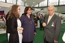 Ljubica Jelušič, ministrica za obrambo, hči Julija in Alessandro Pietromarchi, veleposlanik Italije v Sloveniji
