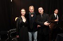 Kevin Costner, ameriški igralec in glasbenik, Anton Horvatič, direktor Diners Cluba Slovenije in soproga