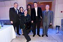 Dr. Danilo Türk, predsednik Republike Slovenije, soproga Barbara Miklič Türk, Denis Macujev, pianist s starši in prijatelj Erik Šuler