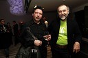 Aleš Uranjek, bobnar skupine Šank Rock in glasbeni manager ter Dragan Bulič, glasbeni urednik na Val 202