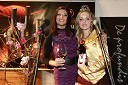 Jasna Kuljaj, tv voditeljica in povezovalka prireditve ter Andreja Erzetič, Vinska kraljica Slovenije 2010