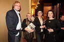 Igor Banfi, soproga Tatjana Lainščak Banfi, Natalija Pihler, profesorica nemščine in Irena Brunec Tebi, kiparka