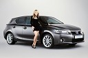 Lexus CT 200h in Kylie Minogue, pevka