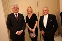 Pavel Gantar, predsednik DZ RS, Norma Bale, direktorica Kultprotura in Smiljan Pušenjak, fotografska legenda