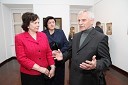 Barbara Miklič Türk, soproga predsednika Republike Slovenije in Franc Gerič, direktor Galerije-Muzeja Lendave