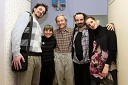 Jure Lajovic, igralec, Jelena Sitar, dramaturginja, Jiří Vyšohlíd, režiser ter 	Miha Arh in Asja Kahrimanović, igralca