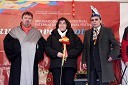 Dr. Štefan Čelan, župan Ptuja, Ljubica Jelušič, ministrica za obrambo ter Branko Brumen, vodja Kurentovanja 2011 in predsednik FECC Slovenija