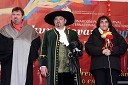 Dr. Štefan Čelan, župan Ptuja, Baron Janez Golc, plemeniti Jakob Breuner Markovski, princ karnevala 2011 ter  Ljubica Jelušič, ministrica za obrambo