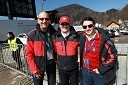 Heinz Slesak, generalni direktor Porsche Slovenija d.o.o., Gerry Jekl, vodja igrišča za golf Bled in Danilo Ferjančič, generalni direktor Porsche Slovenija d.o.o.