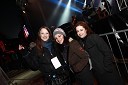 Maja Nemec, novinarka RTV, Vesna Lambergar, novinarka portala 24ur.com in Eva Valant, sestra Nine Valant

