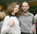 Alenka Vindiš, Miss Slovenije 1996 in njen fant Izidor Brozovič